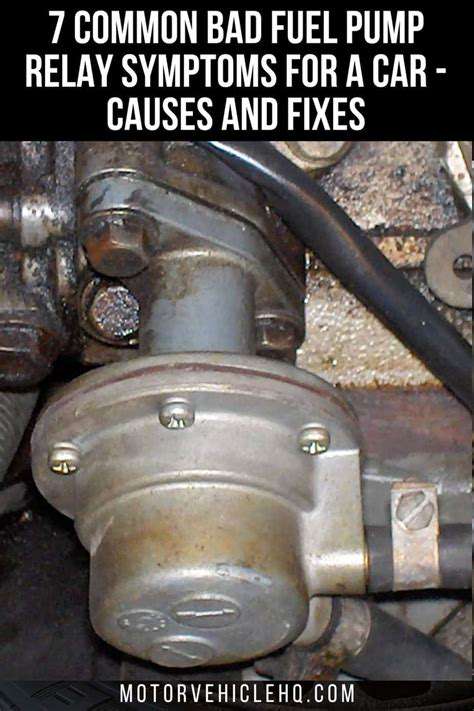The Importance of Regular Fuel Pump Relay Inspection