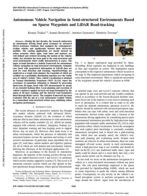 Real World Applications of Autonomous Driving: Case Studies