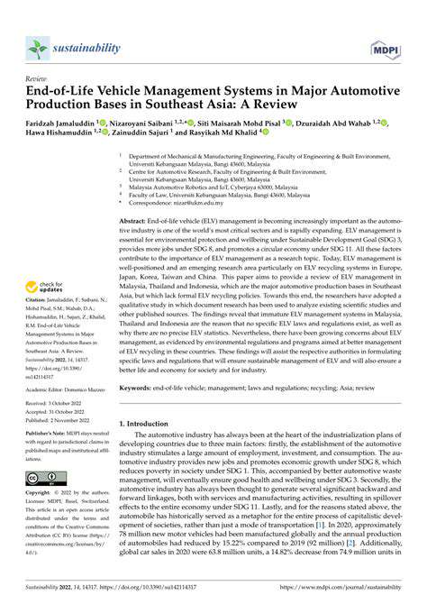 Circular Economy Principles in Automotive Manufacturing